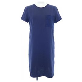 Hermès Hermes Cut Dress Blue Navy blue