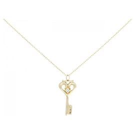 Autre Marque Collana in oro giallo K10 e diamanti D'oro
