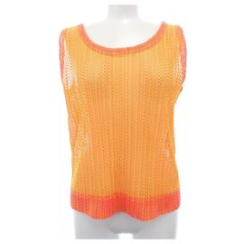 Autre Marque Top de punto PLEATS PLEASE Rosa Naranja
