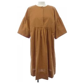 Hermès Vestido Hermes Marrom