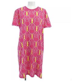 Hermès Hermes Cut Kleid Pink
