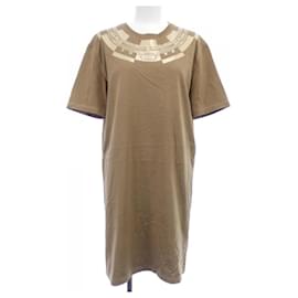 Hermès Hermes Cut Kleid Braun