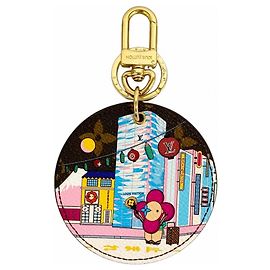 Portachiavi Monogram Vivienne Louis Vuitton Marrone Blu