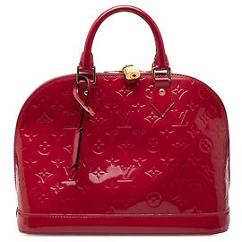 Louis Vuitton Alma PM Monogram Vernis rojo Roja