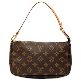 Louis Vuitton Brown Monogram Pochette Accessoires Brown