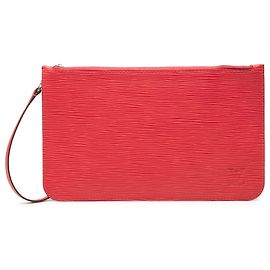 Pochette Louis Vuitton Red Epi Neverfull Rouge