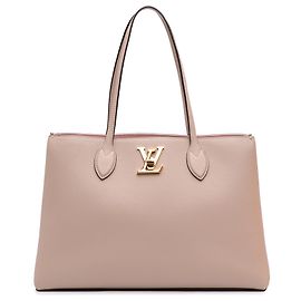Cabas Lockme Shopper en cuir marron Louis Vuitton Marron Chair