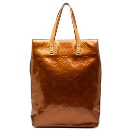 Louis Vuitton Braun Monogram Vernis Reade MM Braun Bronze