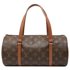 Louis Vuitton Marrom Monogram Papillon 30 Marrom