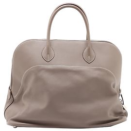 Hermès Gray Sikkim Bolide Relax 45 Marrom