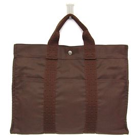 Hermès Hermes Her Line MM Tote Bag Braun