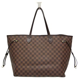 Borsa Tote Louis Vuitton Damier Neverfull GM Damier ebene