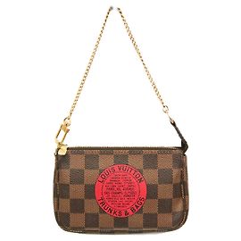 Bolso Louis Vuitton Damier Mini Pochette Accessoires T&B N58011 Damier ebene