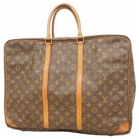 Borsa Boston Louis Vuitton Monogram Sirius 50 Marrone Marrone