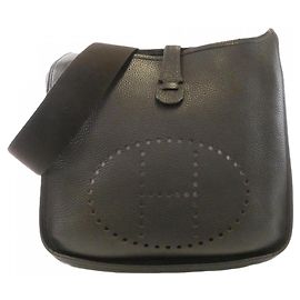 Hermès Bolsa de ombro Hermes Evelyne II GM Damier ebene