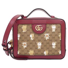 Gucci 655596 2TVAG Borsa a Spalla Rosso Beige