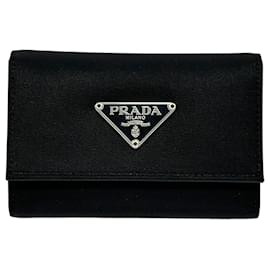 Prada Nylon Keyring Black Black