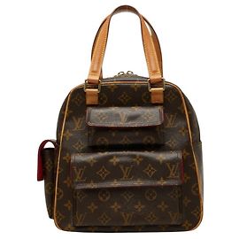 Louis Vuitton Monogram Excentri Cité Handbag Brown