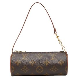 Pochette Sac à main Louis Vuitton Monogram Papillon Marron