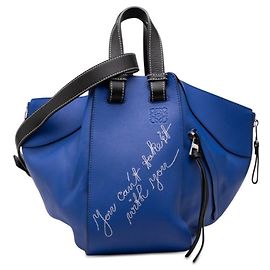 Loewe Anagram Hammock Small Handbag Blue