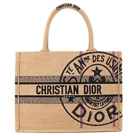 Borsa Christian Dior Beige Book Tote Medium Beige