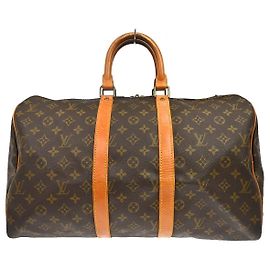 Louis Vuitton Keepall Monogram Canvas 45 Marrom