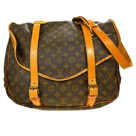 Louis Vuitton Saumur Monogram Canvas 43 Marron
