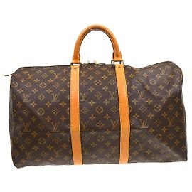 Louis Vuitton Keepall Monogram Canvas 50 Brown