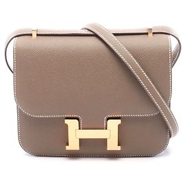 Hermès Hermes Constance 3 Mini Schultertasche Grau