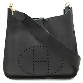 Hermès Hermes Evelyne I Shoulder Bag Black Black