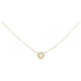 Autre Marque Collana in Oro Au750 con Diamante e Topazio D'oro