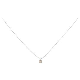 Autre Marque Colar de platina e diamantes Prata