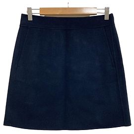 Wollrock S Max Mara CUCITO A MANO Blau Marineblau