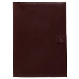 Gucci Bordeaux Leather Document Case Red Dark red