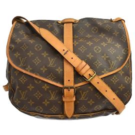 Louis Vuitton Saumur Monogram Canvas 35 Brown
