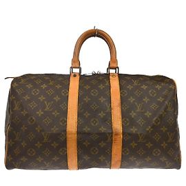 Louis Vuitton Keepall Monogram Canvas 45 Marron