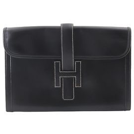 Hermès Pochette Hermes Jige PM Noir
