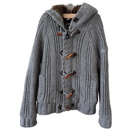 Autre Marque Schott NYC Manteau Duffle en maille gris Gris
