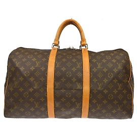 Louis Vuitton Keepall Monogram Canvas 50 Marron