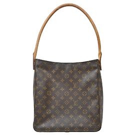 Louis Vuitton Monogram Looping Monogram Canvas GM Marrom