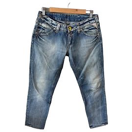 Autre Marque Replay Jeans Slim Straight Denim Blu Donna Blu