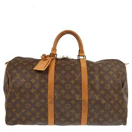 Louis Vuitton Keepall Monogram Canvas 50 Marrom