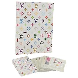 LOUIS VUITTON Multicolor Trading Card Set White LV Auth 185502SM White
