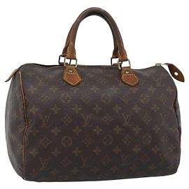 LOUIS VUITTON Bolsa Monogram Speedy 30 M41526 LV Auth 187789 Monograma
