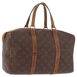 LOUIS VUITTON Monogram Sac Souple 35 Boston Bag M41626 LV Auth 186821 Monograma