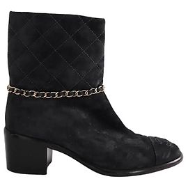 Chanel Boots noir Noir