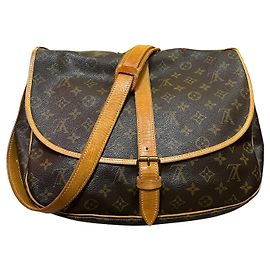 1992 Louis Vuitton Monogram Saumur 35 Shoulder Bag Other