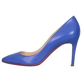 Christian Louboutin Blue Leather Pumps - Size 40 Pre-owned Other