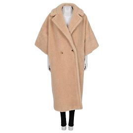 Max Mara Beige Teddy Coat - Size 44/L  Pre-owned Other