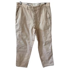 Thomas Burberry Pantalones de pana beige Beige